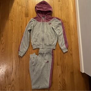 Vintage Nike Tracksuit Matching Zip up and sweatpants